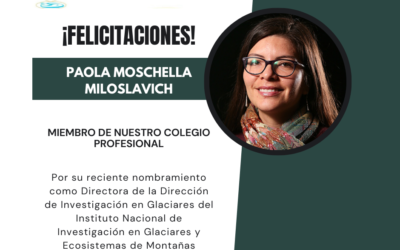 Saludo institucional a la Dra. Paola Moschella Miloslavich por su reciente nombramiento.