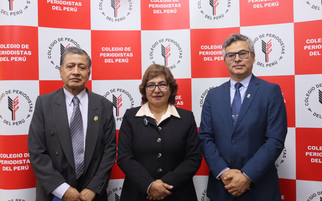 Colegio de Geógrafos del Perú participa en conferencia sobre libertad de prensa y comunicación democrática
