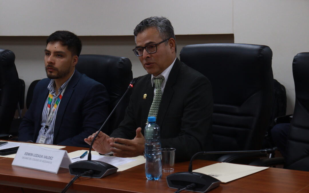 Decano del Colegio de Geógrafos del Perú participa nuevamente en el Congreso de la República