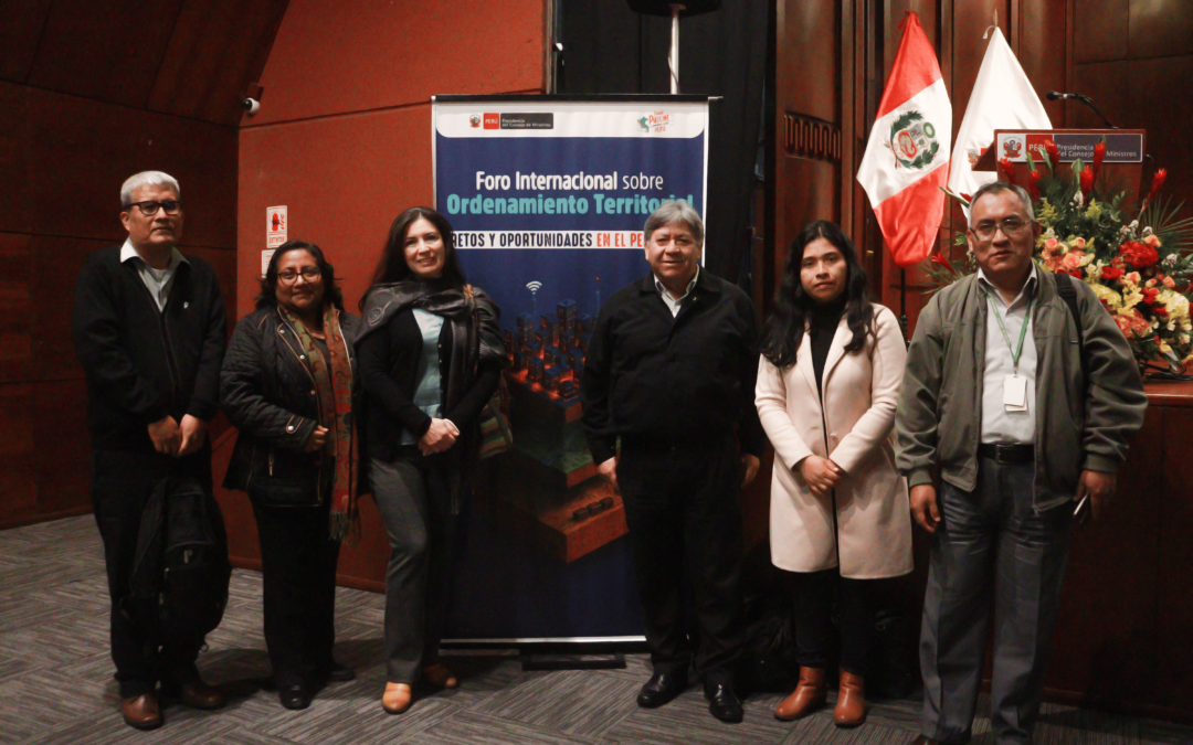 Colegio de Geógrafos del Perú participó en el Foro Internacional sobre Ordenamiento Territorial
