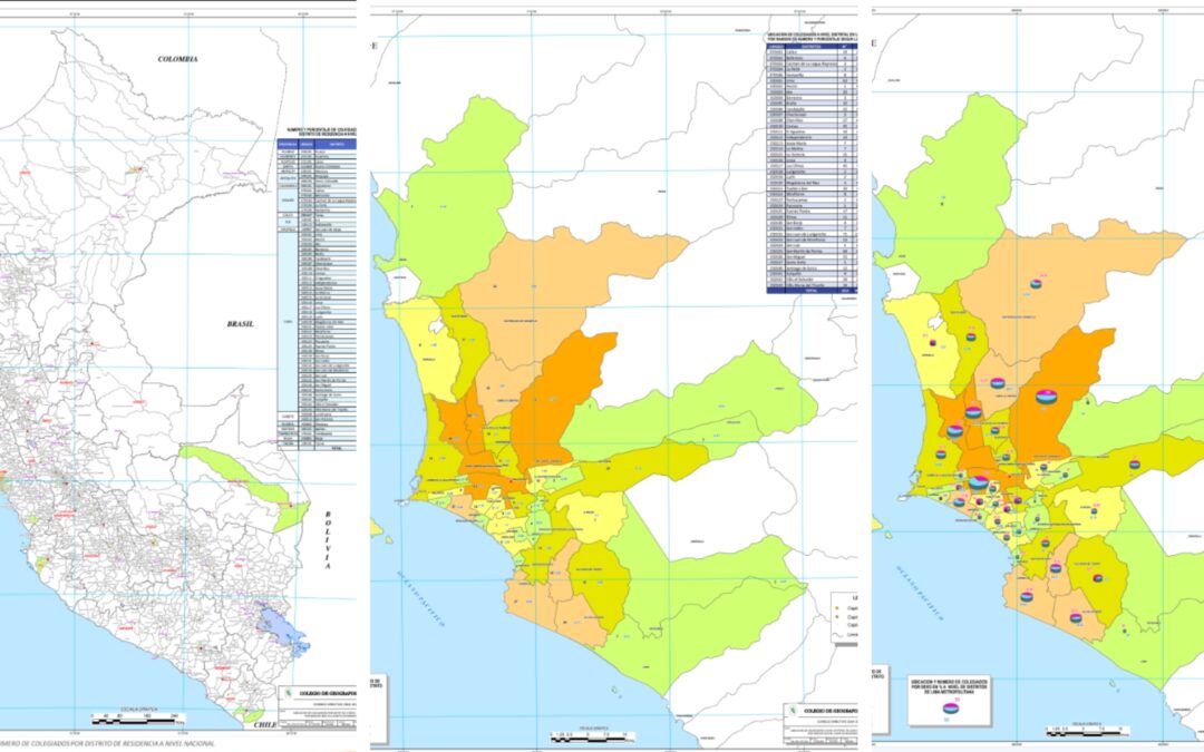 CGP fortalece su planificación institucional con la elaboración de mapas temáticos