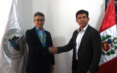 Colegio de Geógrafos del Perú firma convenio de cooperación con Educación Sin Fronteras