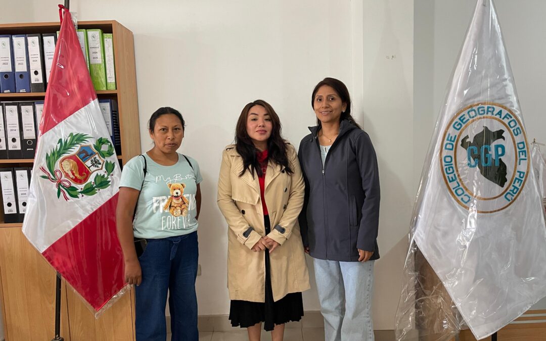 Tres geógrafas del Colegio de Geógrafos del Perú son aprobadas como Peritos Judiciales: un hito histórico para la profesión